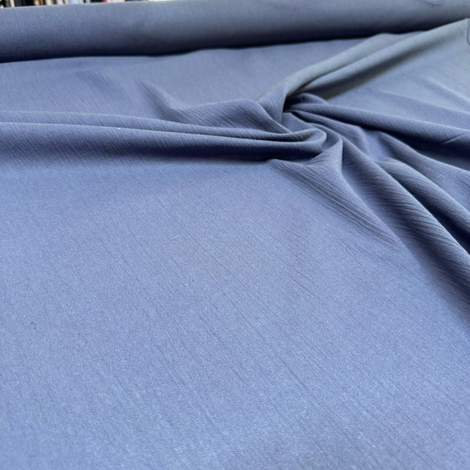 Organik Pamuk Şile Bezi Kumaş Koyu İndigo Renk