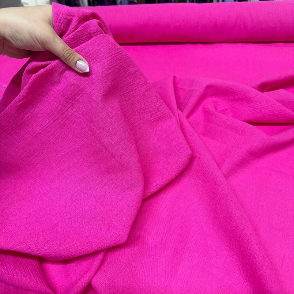 Organik Pamuk Şile Bezi Kumaş Pembe Renk