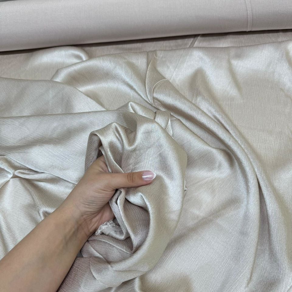 Pamuk Saten Viskon Kumaş Çift En Parlak Taş Rengi