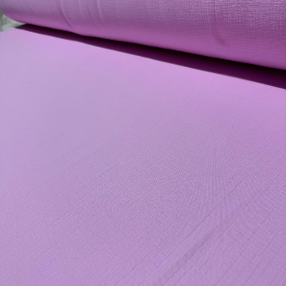 Çift Kat Müslin Kumaş En 150 cm  %100 Pamuk Organik Toz Pembe Renk