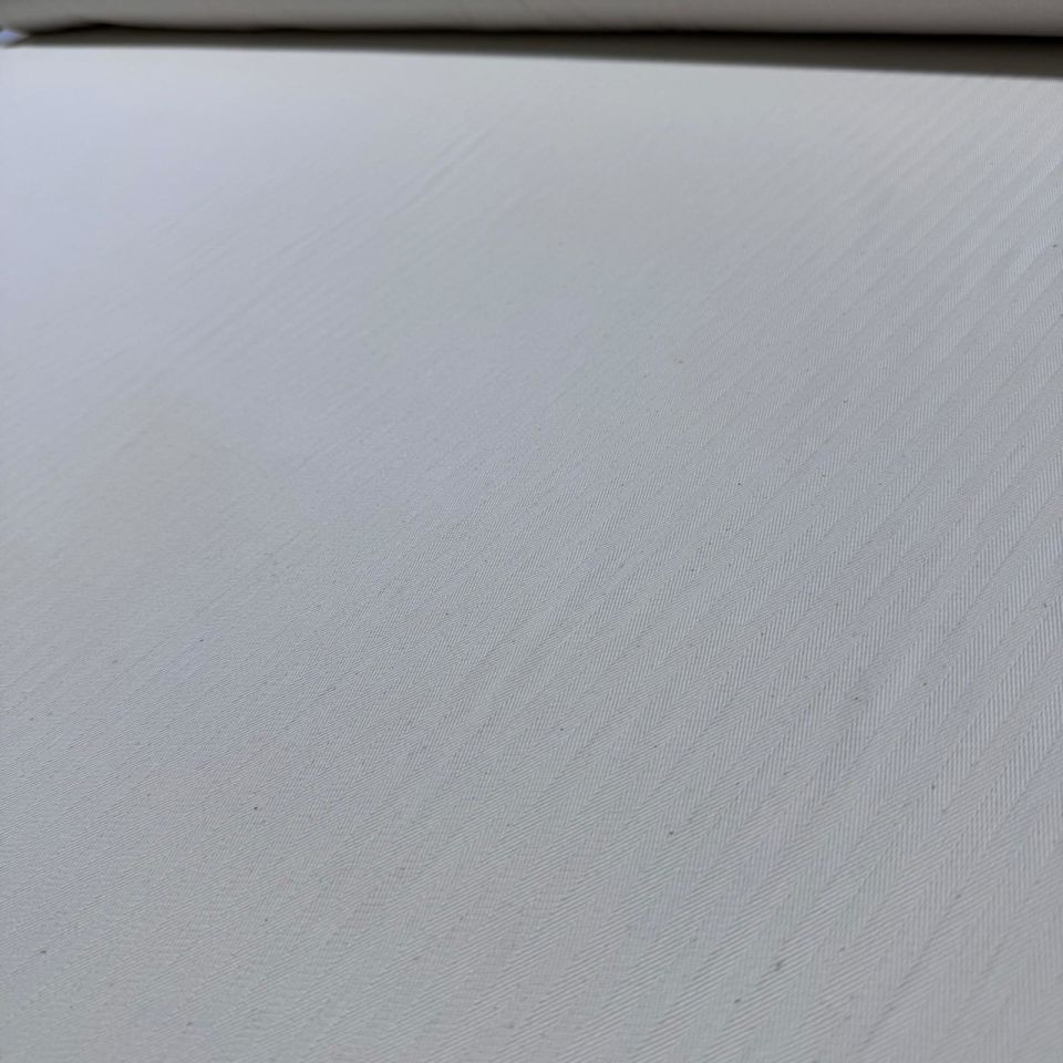 Gabardin Kumaş Balıksırtı Desen Ekru Renk Çift En