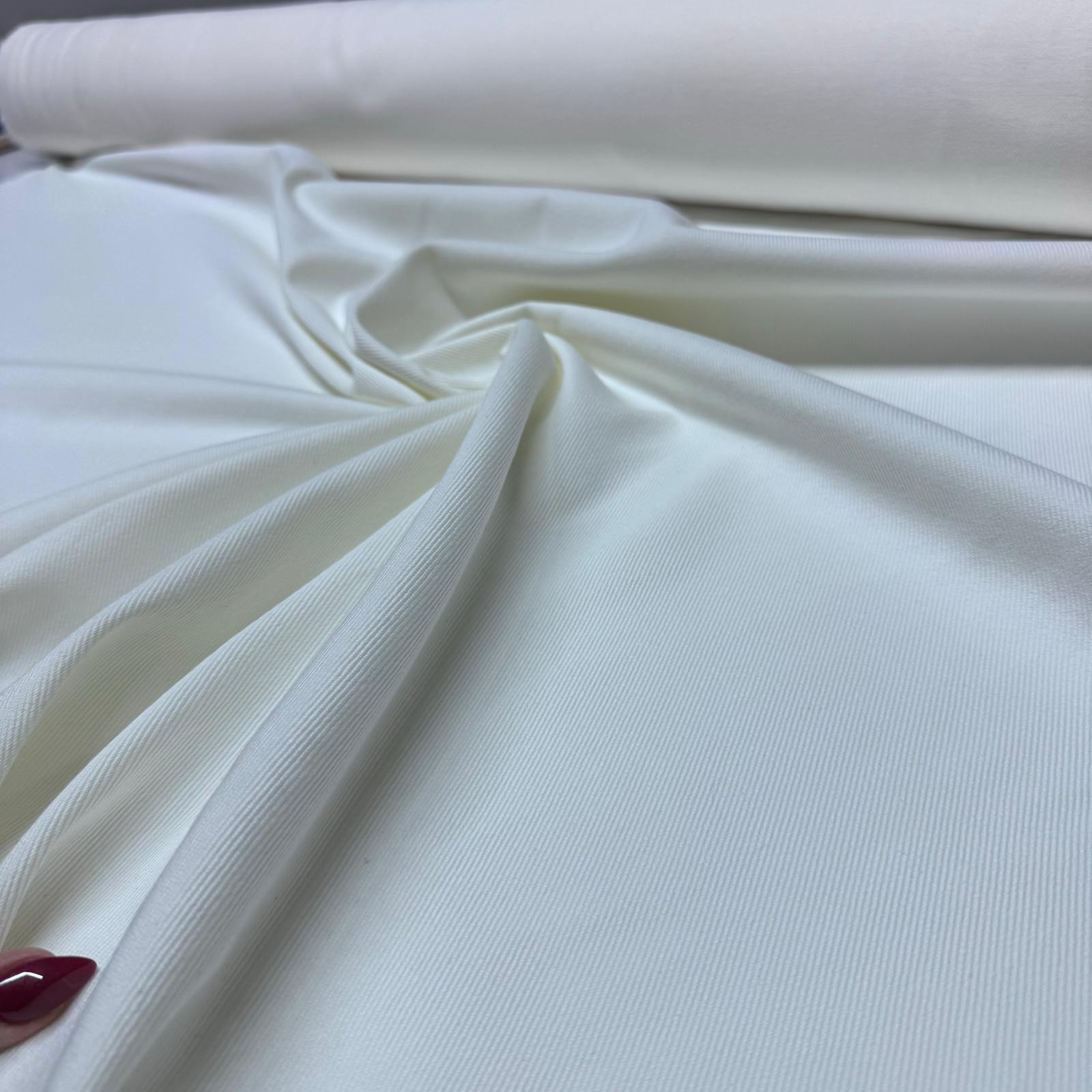 Gabardin Kumaş %100 Pamuk Çift En Ekru Renk