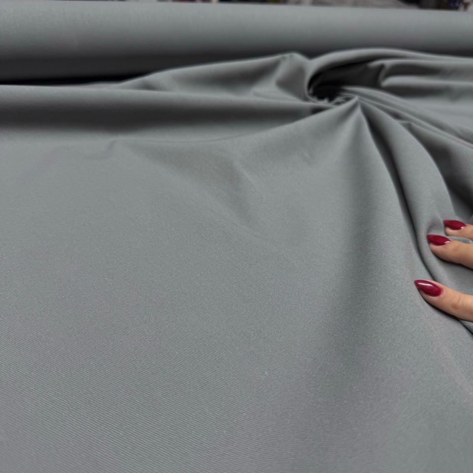 İnce Gabardin Kumaş %100 Pamuk Çift En Antrasit Renk