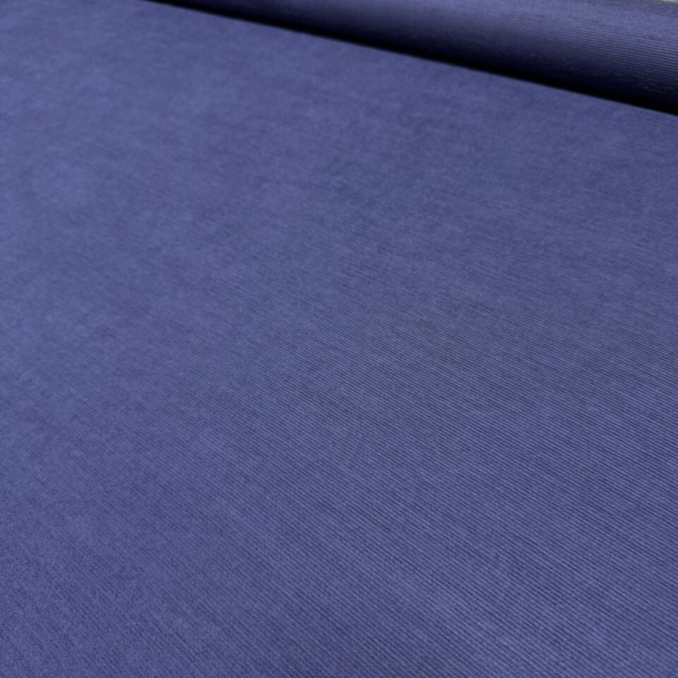 İtalyan Fitilli Kadife Kumaş Çift En Antrasit