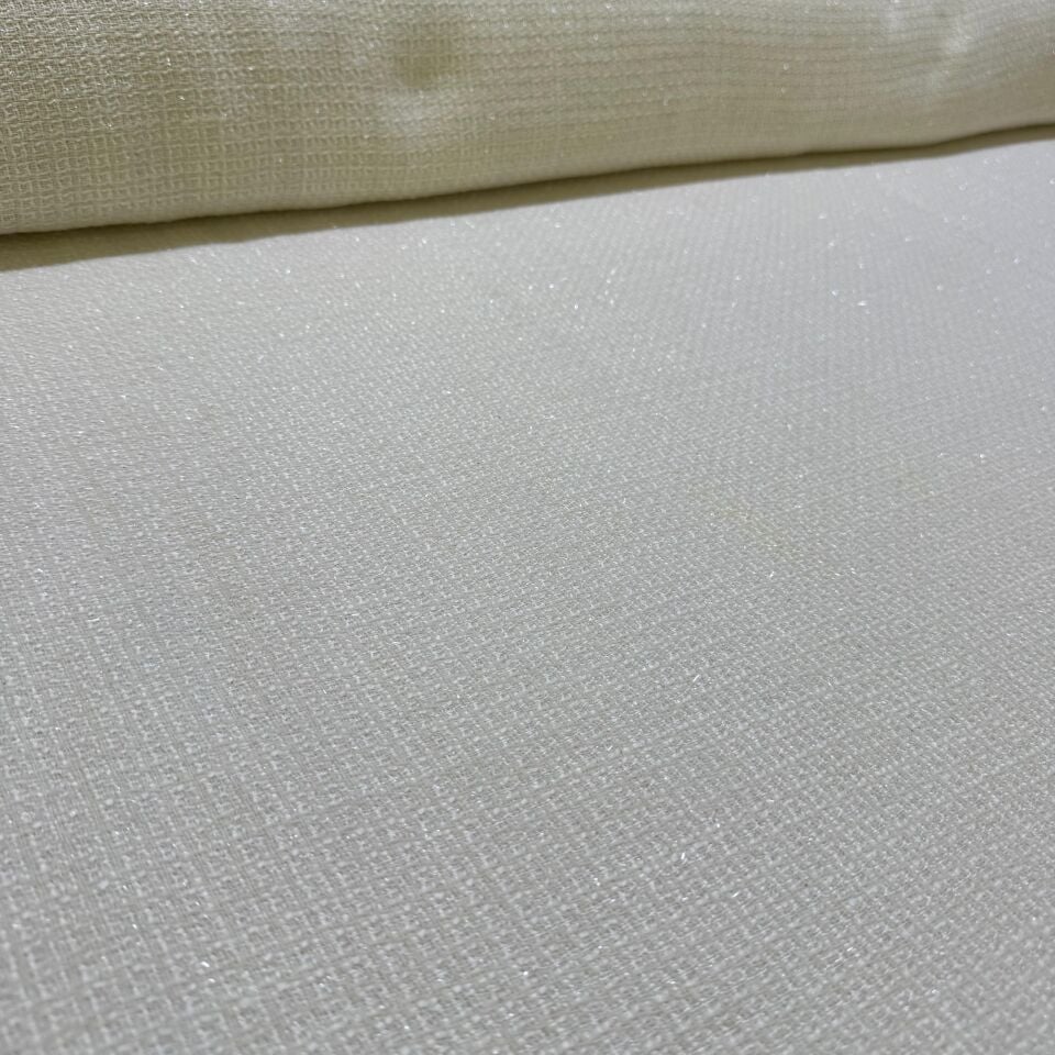 Tüvit Şanel Kumaş Çift En Simli Krem